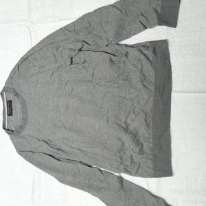 Banana Republic Men's Sweater Grey Medium Luxe Yarn